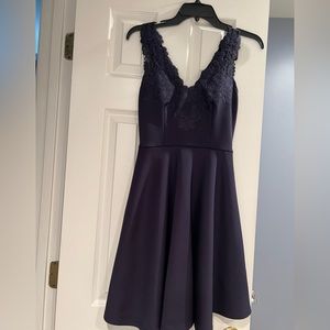 Ted Baker navy cocktail dress